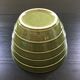 Olive green salad bowl