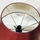 Paire Unique de Lampes de Table/Art Déco/Vintage – Bourgogne et Or/Années 1980