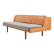 Daybed GE-258 en chêne et canne par Hans J. Wegner