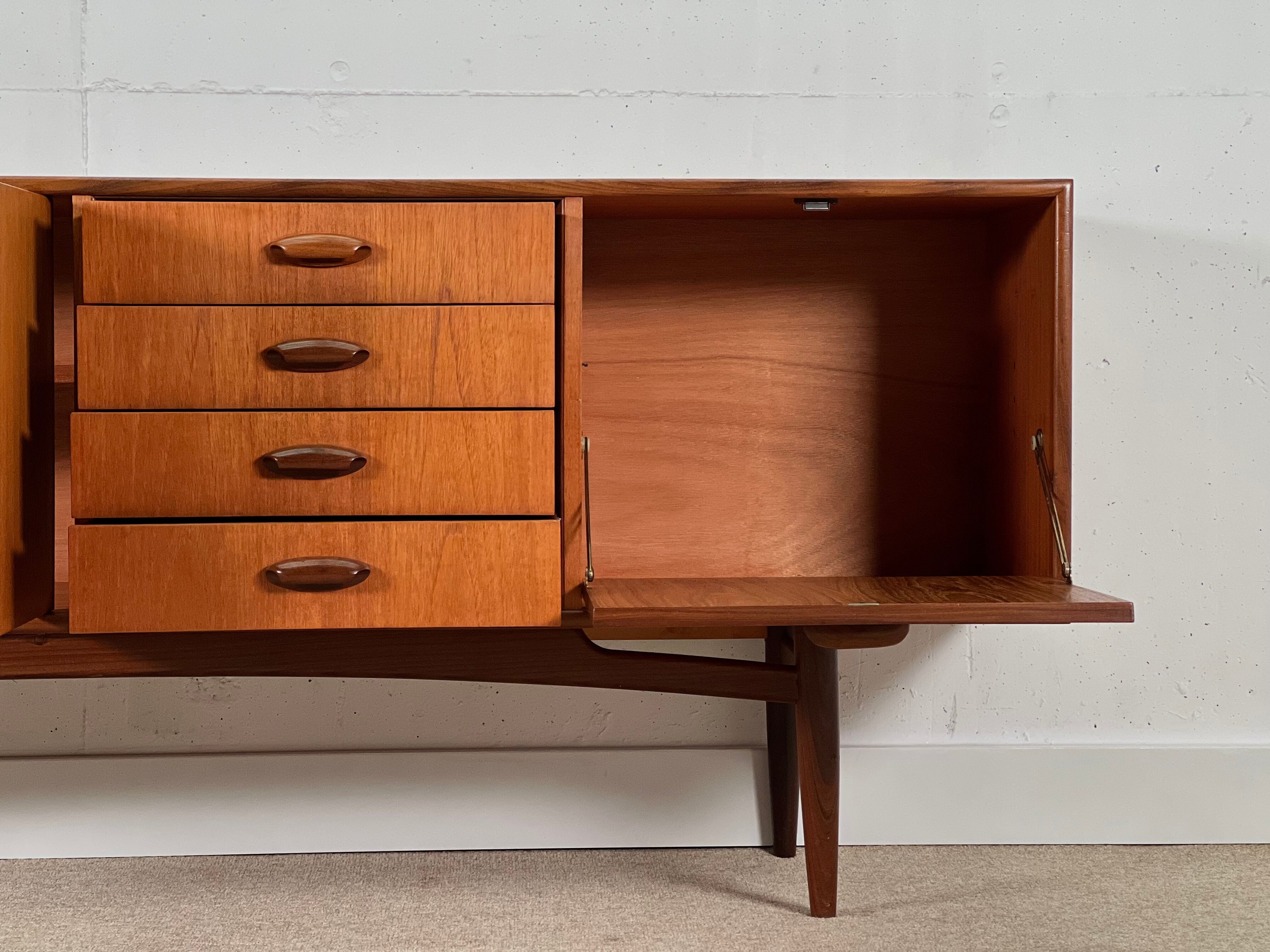 Mid-Century teak sibeboard by G-Plan Brasilia Collection
