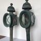 Anciennes lampes de calèche