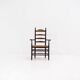 Chaise d'appoint antique « Ladder Back », Pays-Bas vers 1900