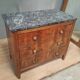 Nineteenth-century veneered commode