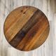 Wooden pedestal table