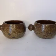 Pyrite stone bowls in