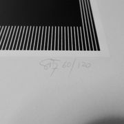 Sérigraphie de Jesùs Rafael-Soto. signée et numérotée.