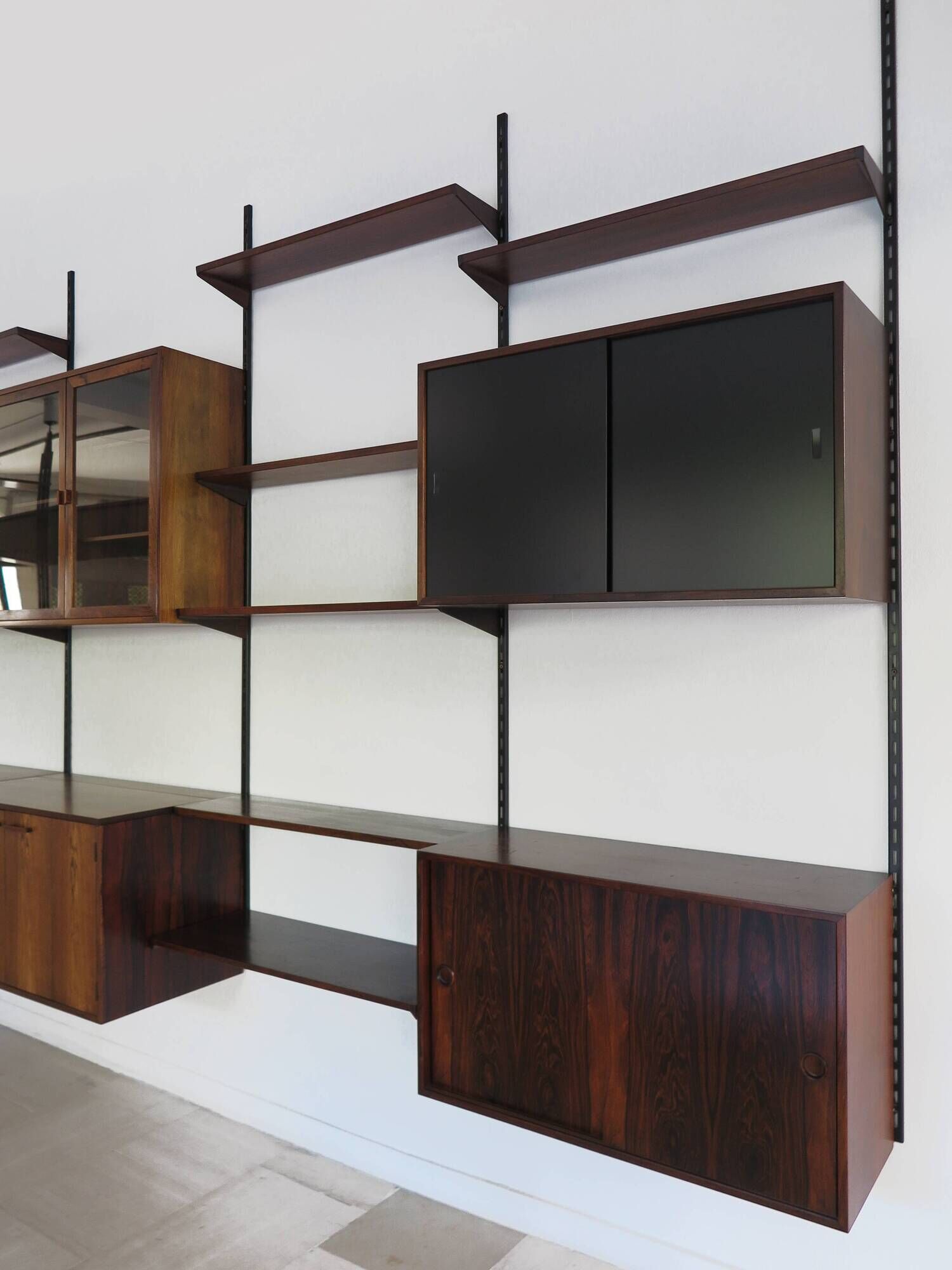 Kai Kristiansen Scandinavian shelving system, Denmark 1960s