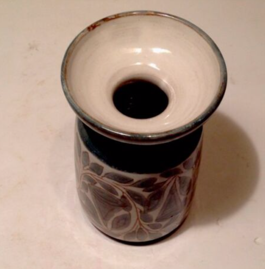 Vase earthenware Malarmey Vallauris