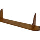 Vintage wooden wall rack bookshelf