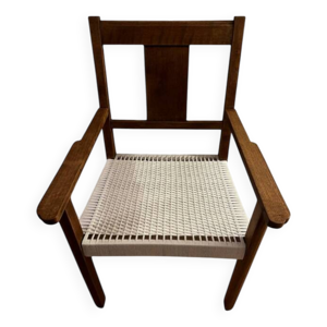 Fauteuil en chêne à