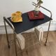 Vintage serving cart on wheels