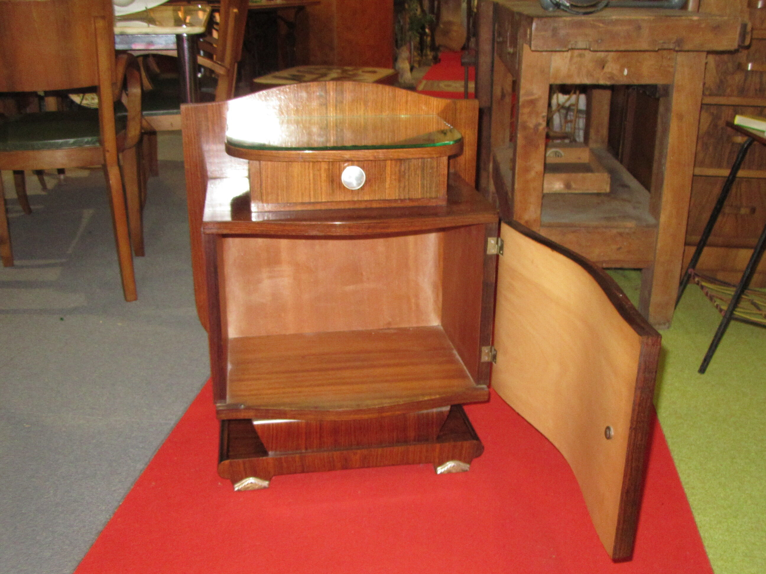 Bedside art deco rosewood