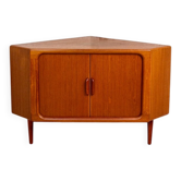 Commode d'Angle Mid-Century en Teck de Dyrlund, Danemark, 1960s