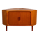 Commode d'Angle Mid-Century en Teck de Dyrlund, Danemark, 1960s