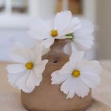 Pique vase Fleurs Vallauris in sandstone