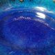 Cobalt blue fruit cup in Sèvres Porcelain and Bronze signed Paul Milet