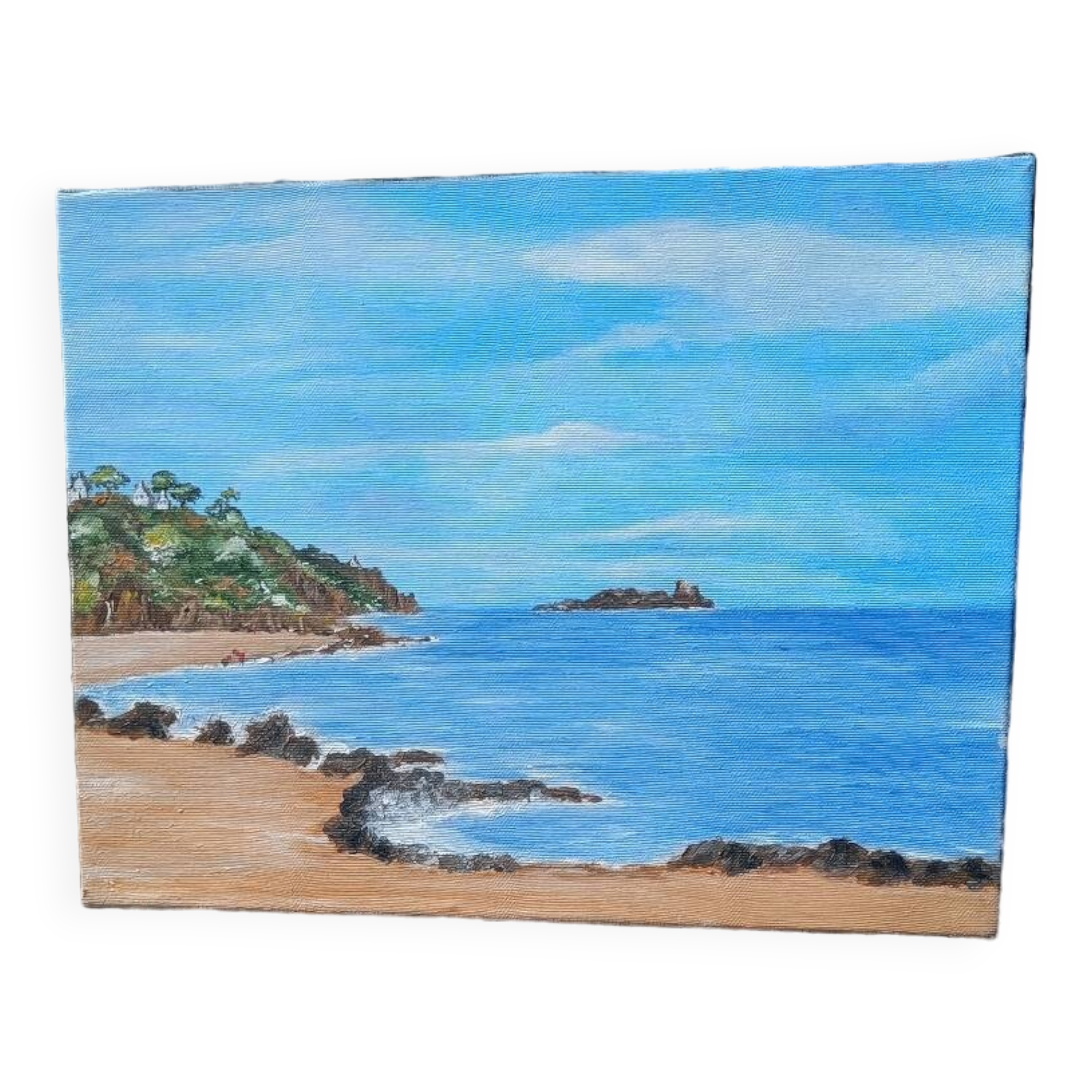 Painting on canvas Cancale