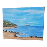 Painting on canvas Cancale