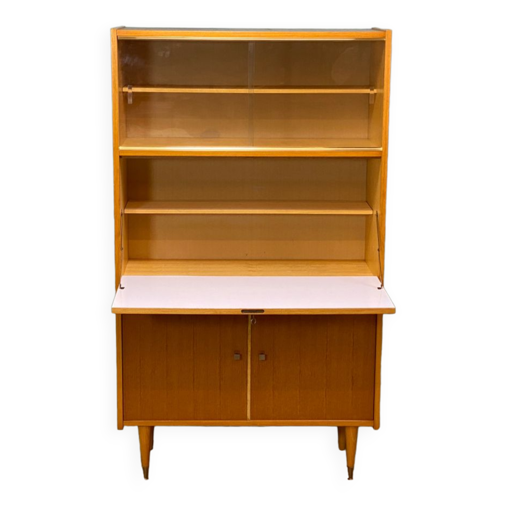 Vintage secretary from the 50s with hinged desk