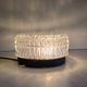 Plafonnier ou applique en verre moulé - design 70's 