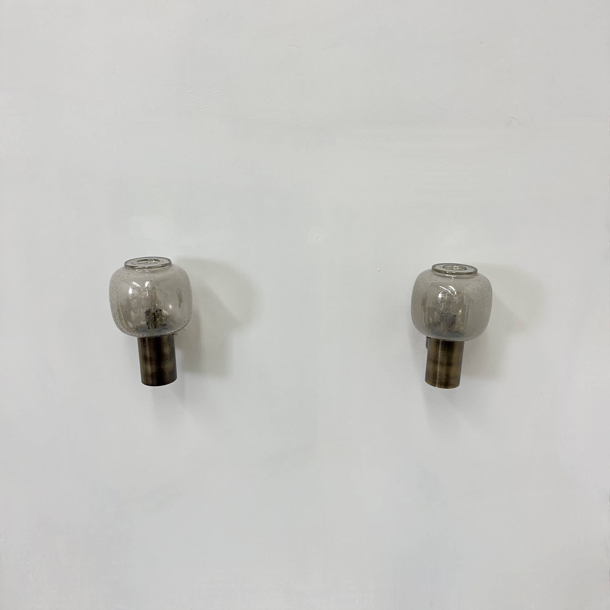 Limburg Glashutte wall lamps , 1970s