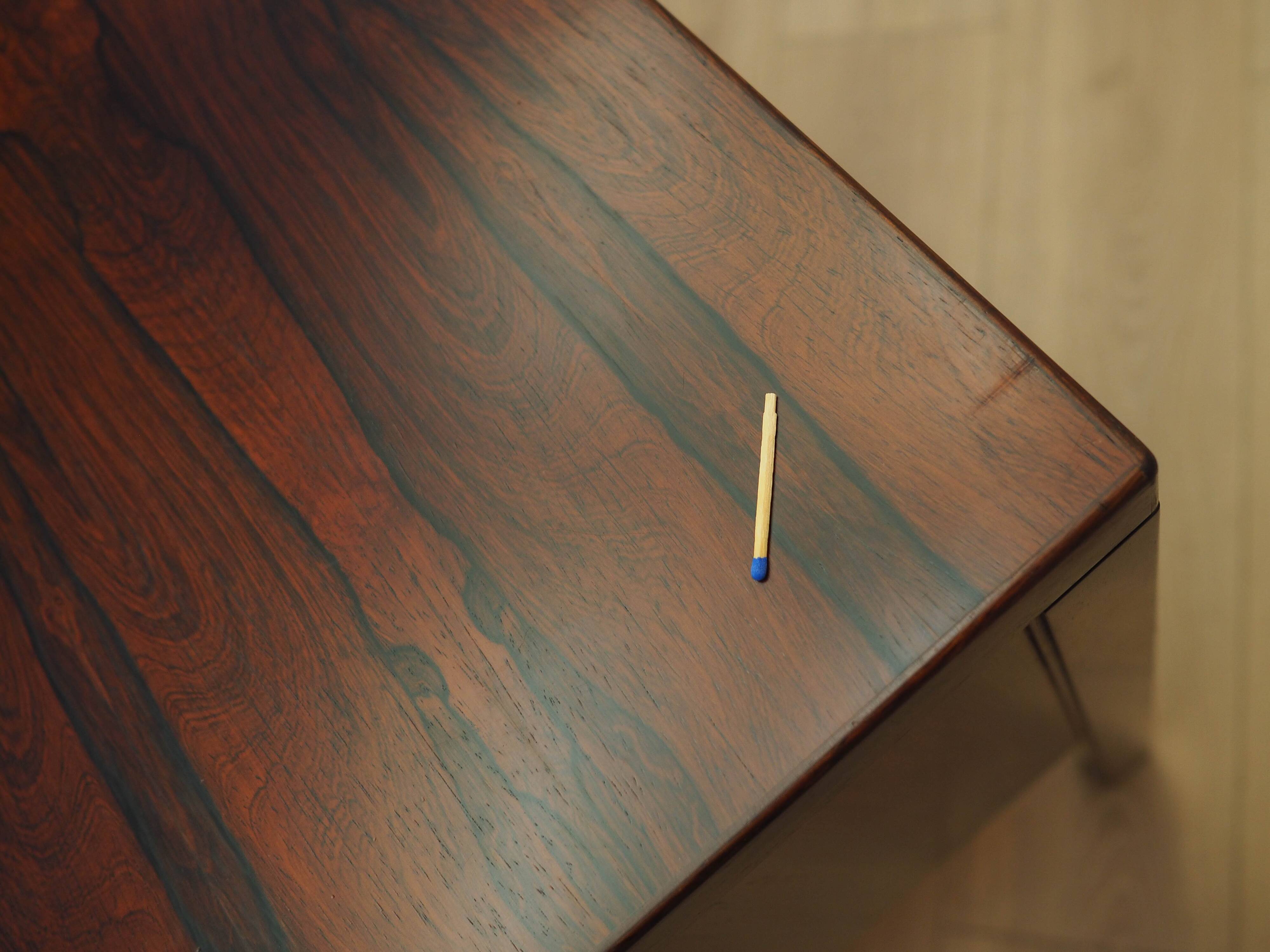 Rosewood desk, Danish design, 1970s, manufactured by Omann Jun