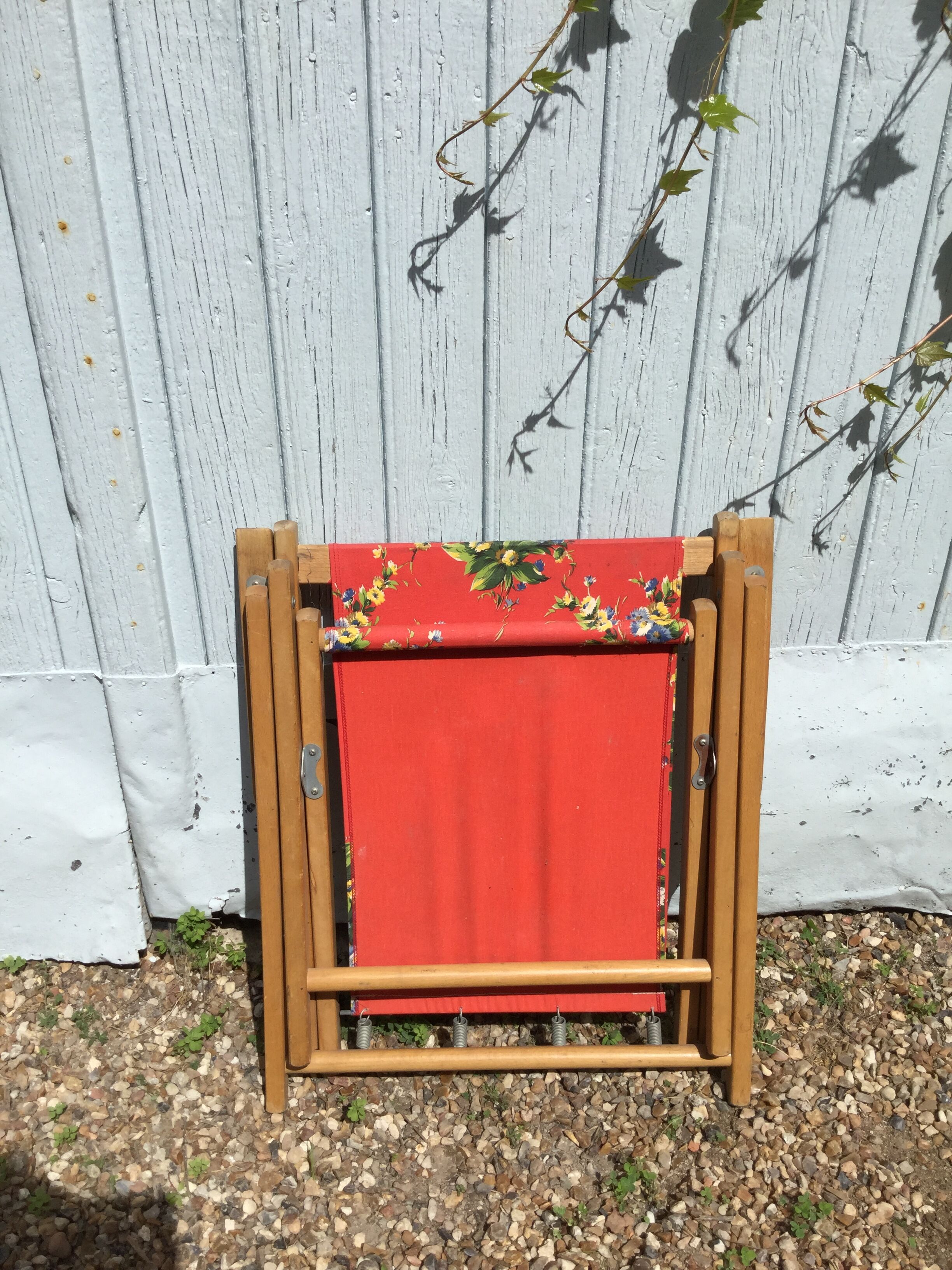 Chair folding vintage 60s