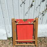 Chair folding vintage 60s