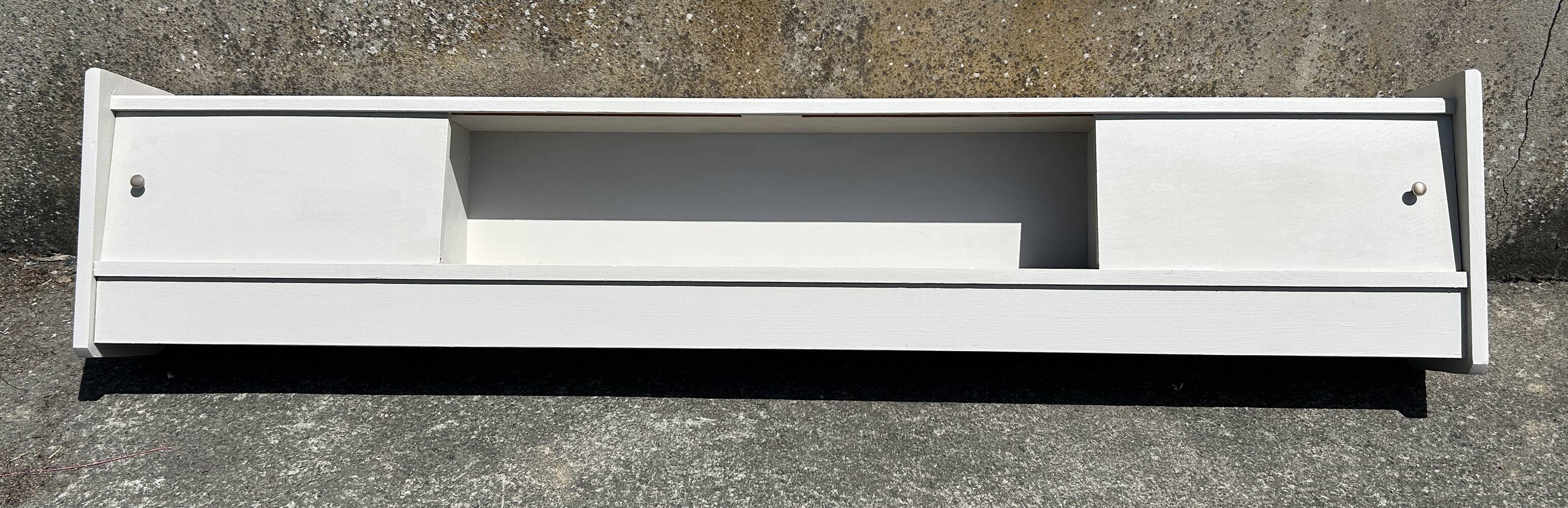 Wall shelf, hanging console, bookcase, cozy, vintage, 50s