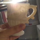 Fair opaline pitcher