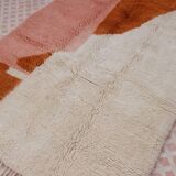 Azilal Berber rug in terracotta and modern peach