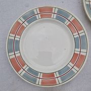 Lot De 8 Assiettes Plates Manufacture Salins