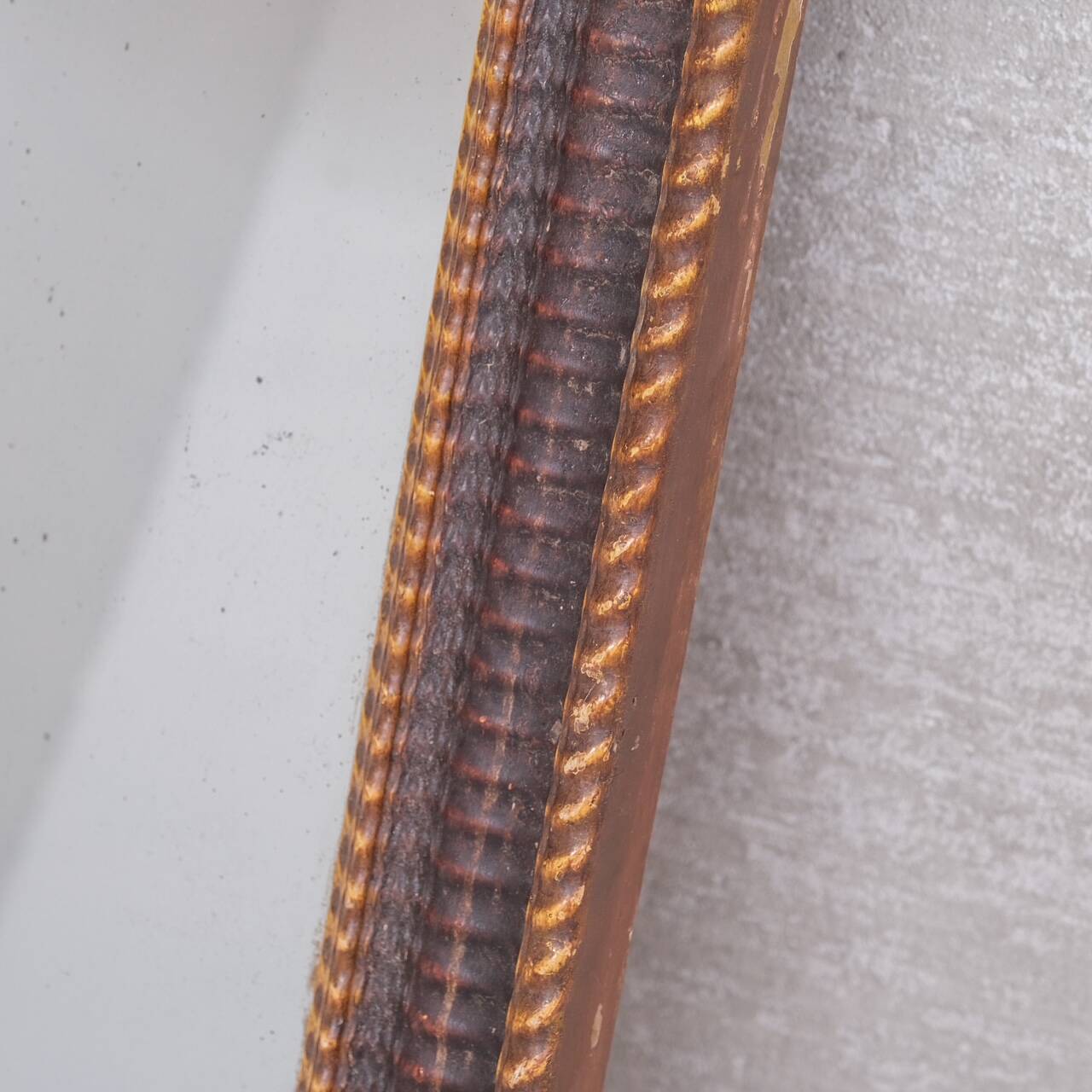 Antique Belgium Large Mirror