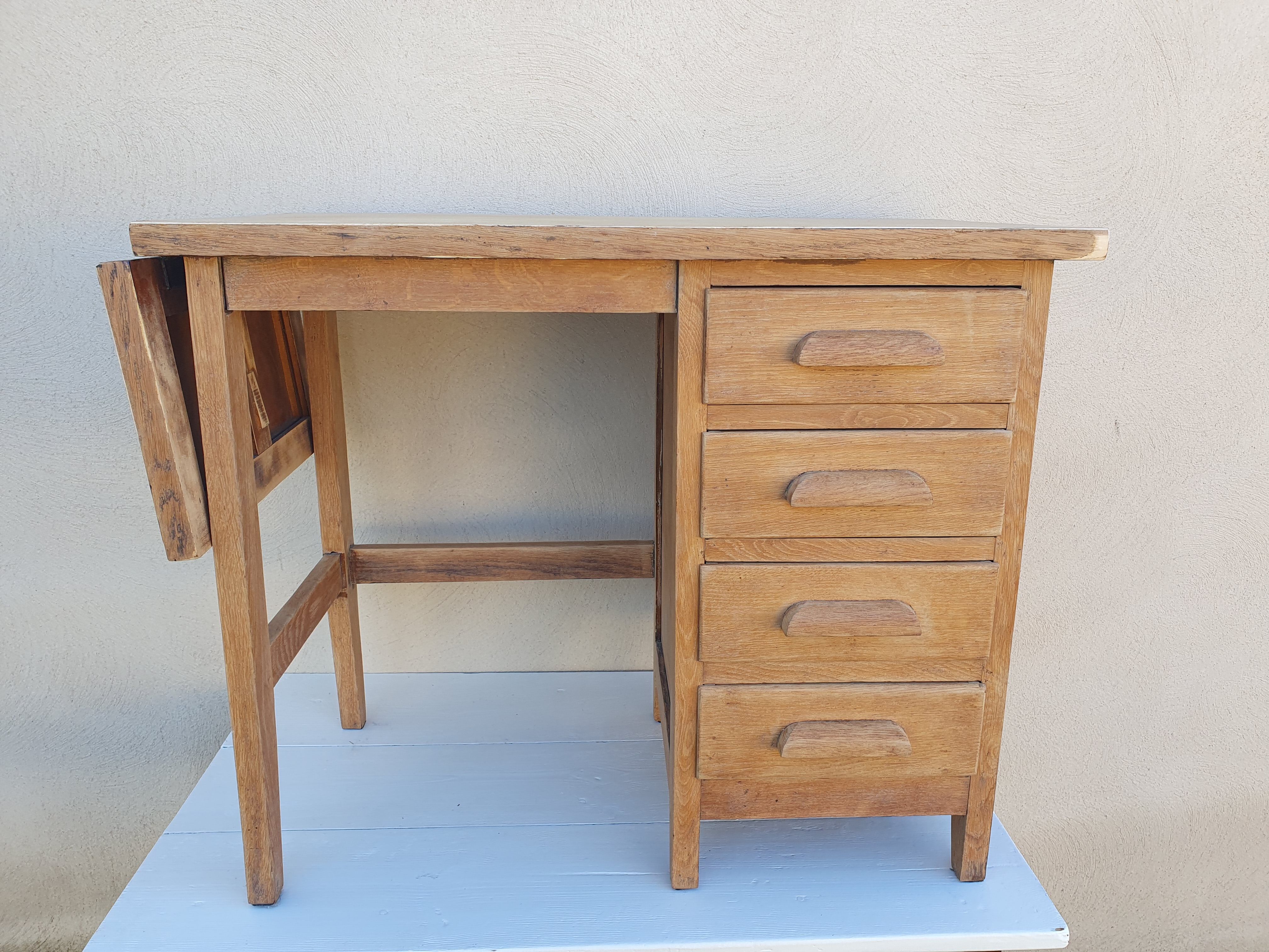 Desk with drawers from the 50s