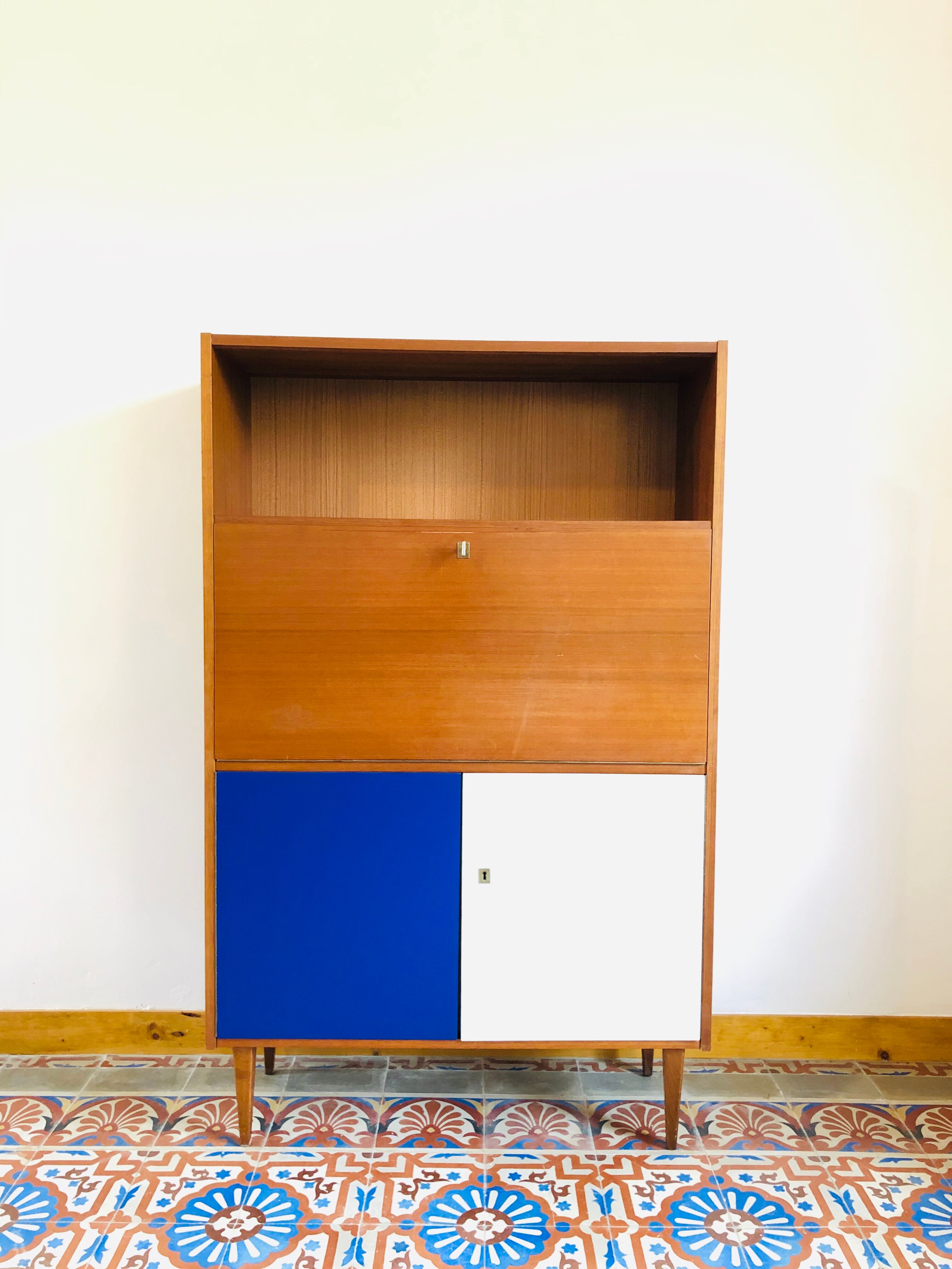 Vintage teak secretary 1960