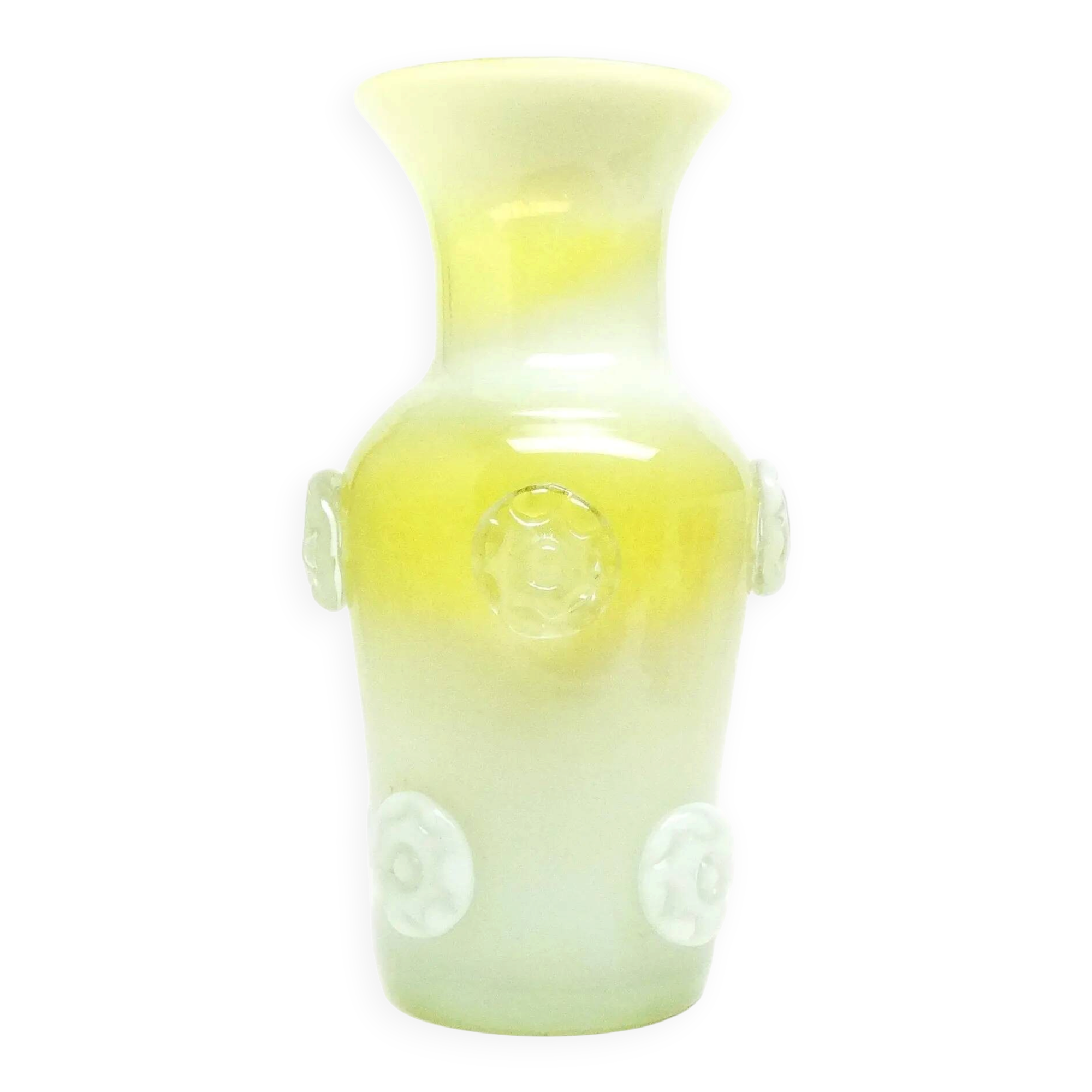 Mid-century modern vase, glass, designed by J. Słuczan-Orkusz, Poland, 1970s