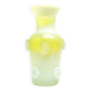 Mid-century modern vase, glass, designed by J. Słuczan-Orkusz, Poland, 1970s