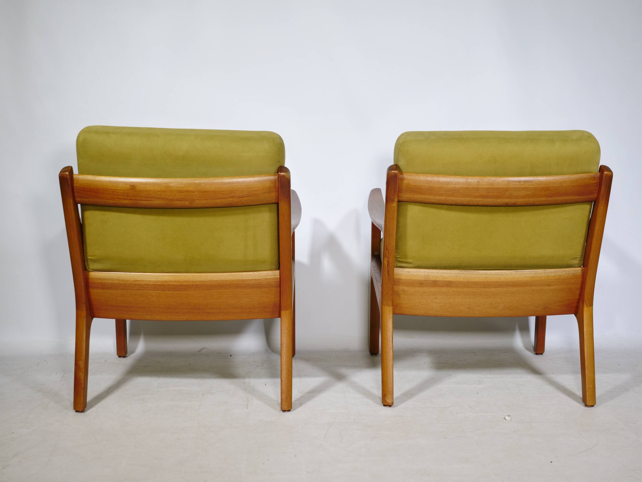 Set of 2 Senator Lounge Chairs Teak by Ole Wanscher for France & Son, 1960s
