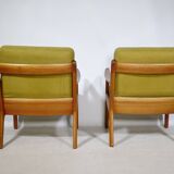 Set of 2 Senator Lounge Chairs Teak by Ole Wanscher for France & Son, 1960s