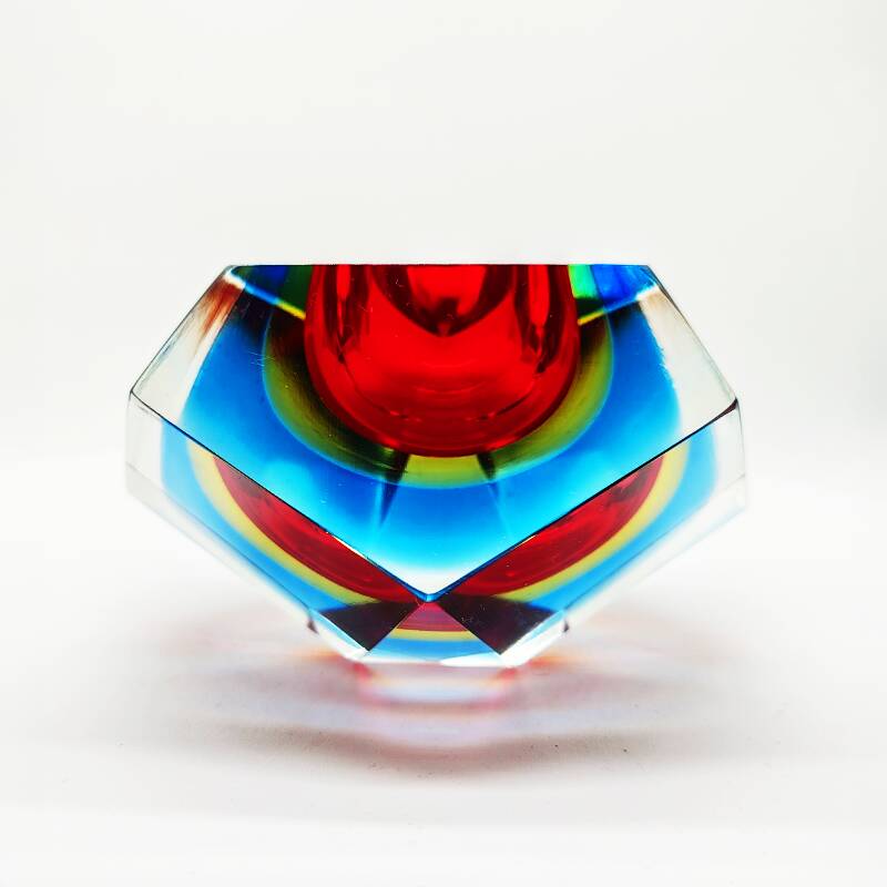 1960s  Ashtray or Catch-all in Murano Glass by Flavio Poli for Seguso.