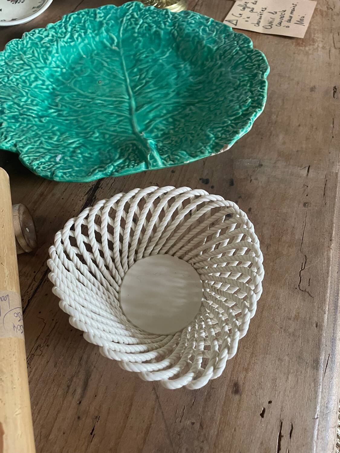 Coupelle en céramique tressée