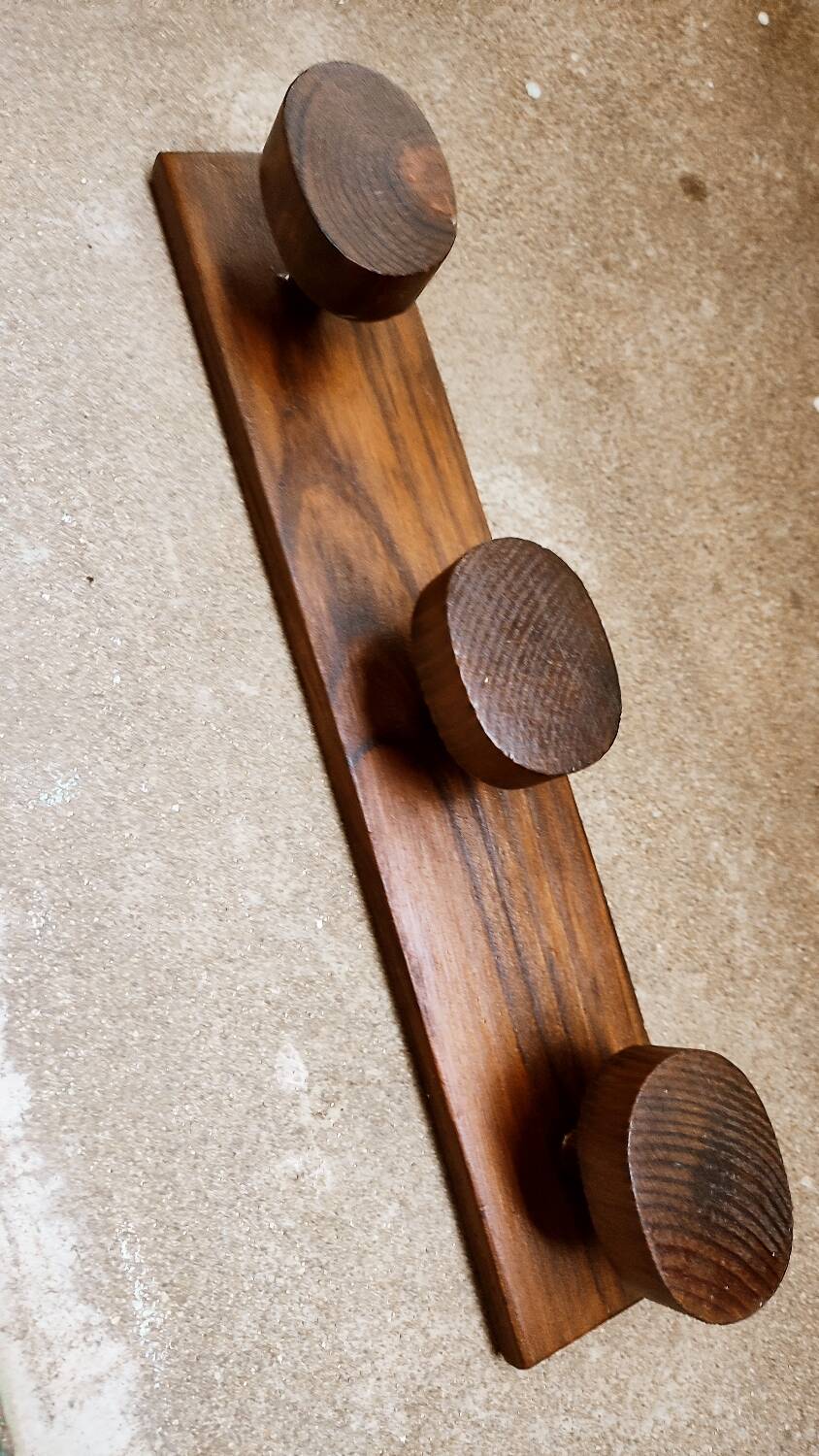 Wooden coat rack