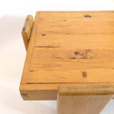 Solid pine coffee table from the 70s