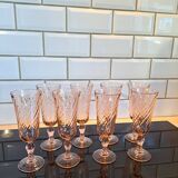 8 Rosaline champagne flutes