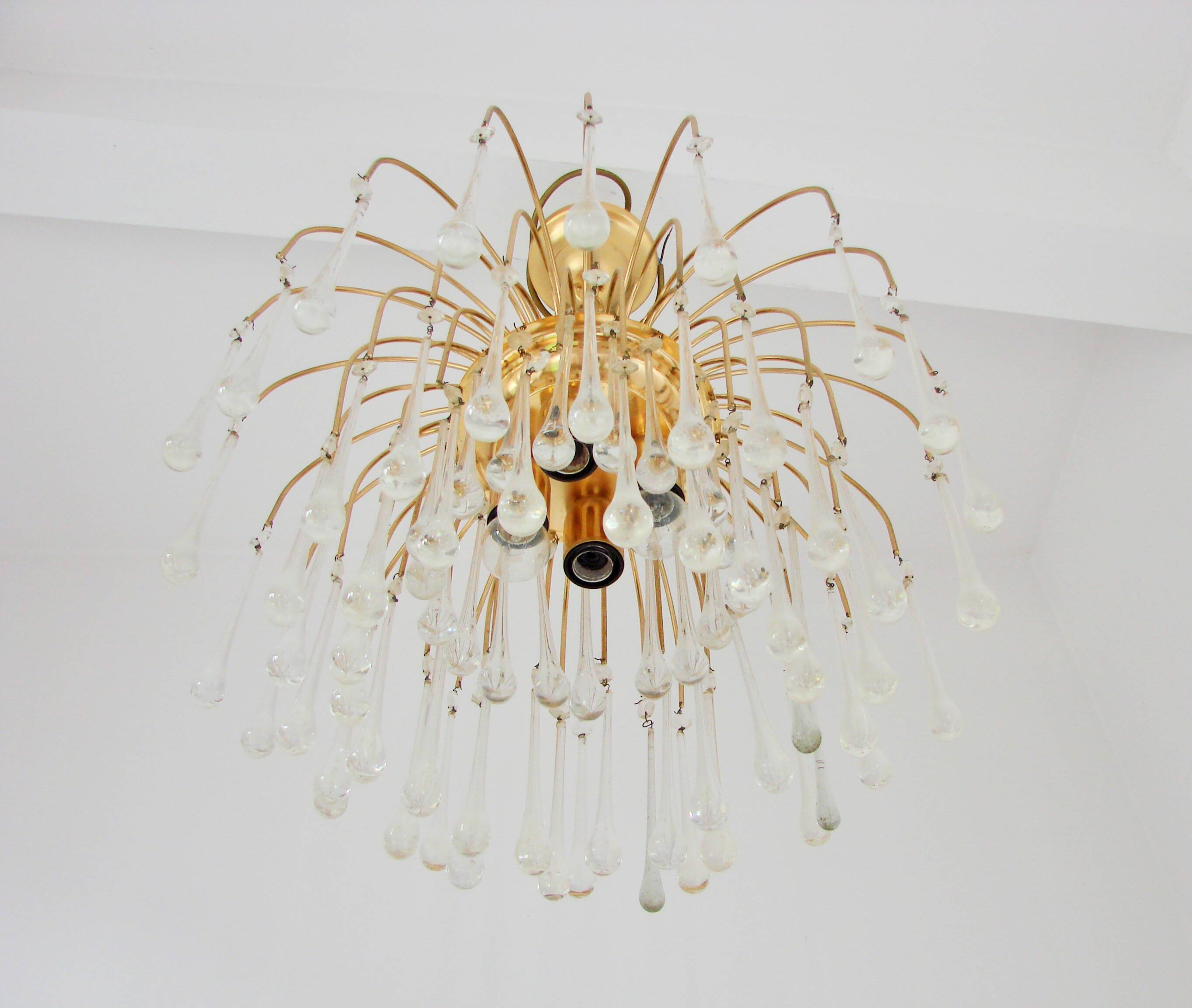 Pendant lamp designed by Paolo Venini, 1970s.
