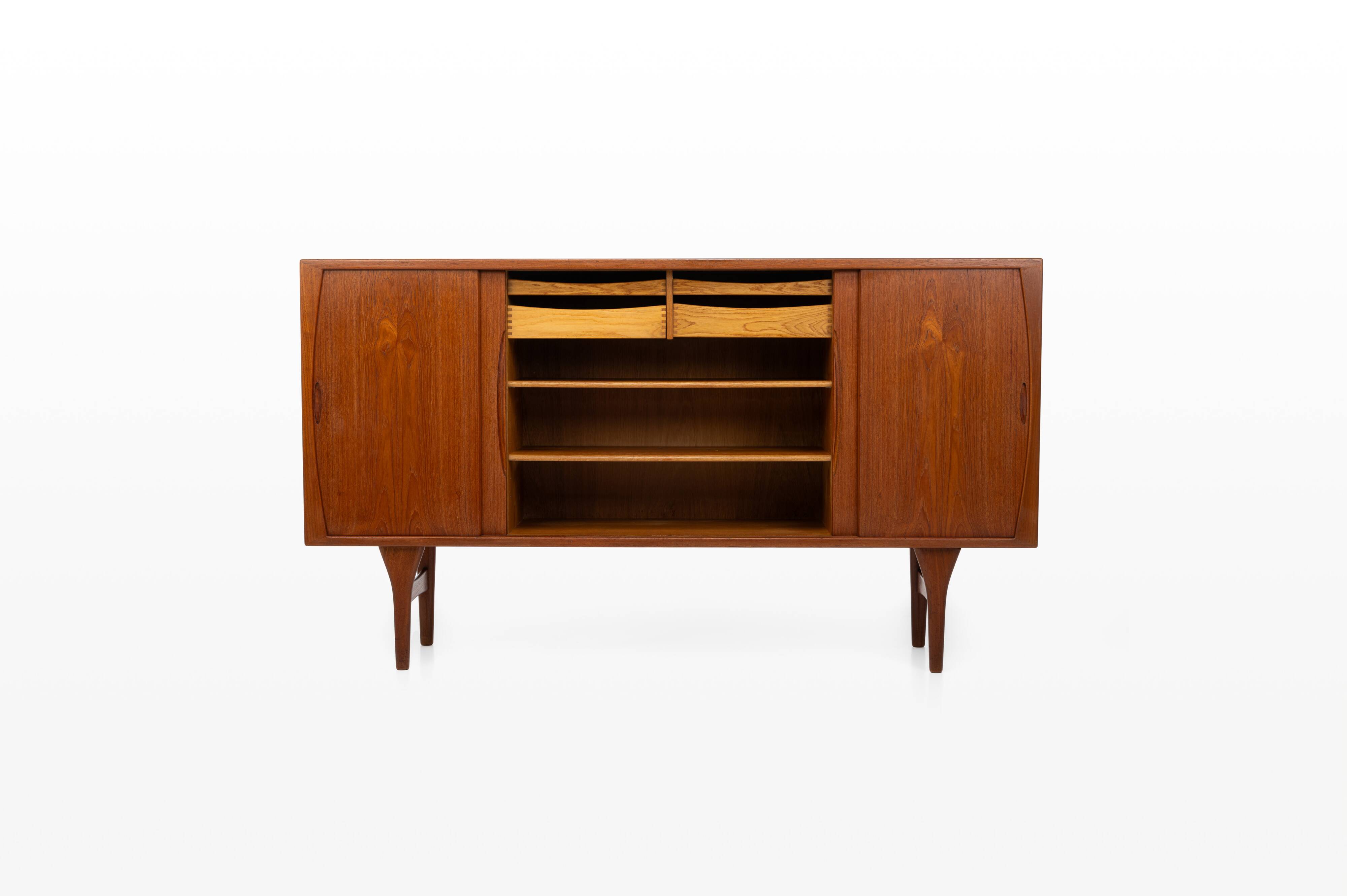 Sideboard in Teak and Oak by Henning Kjaernulf for Bruno Hansen, 1960s