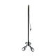 Hammered iron lamp post base 1970