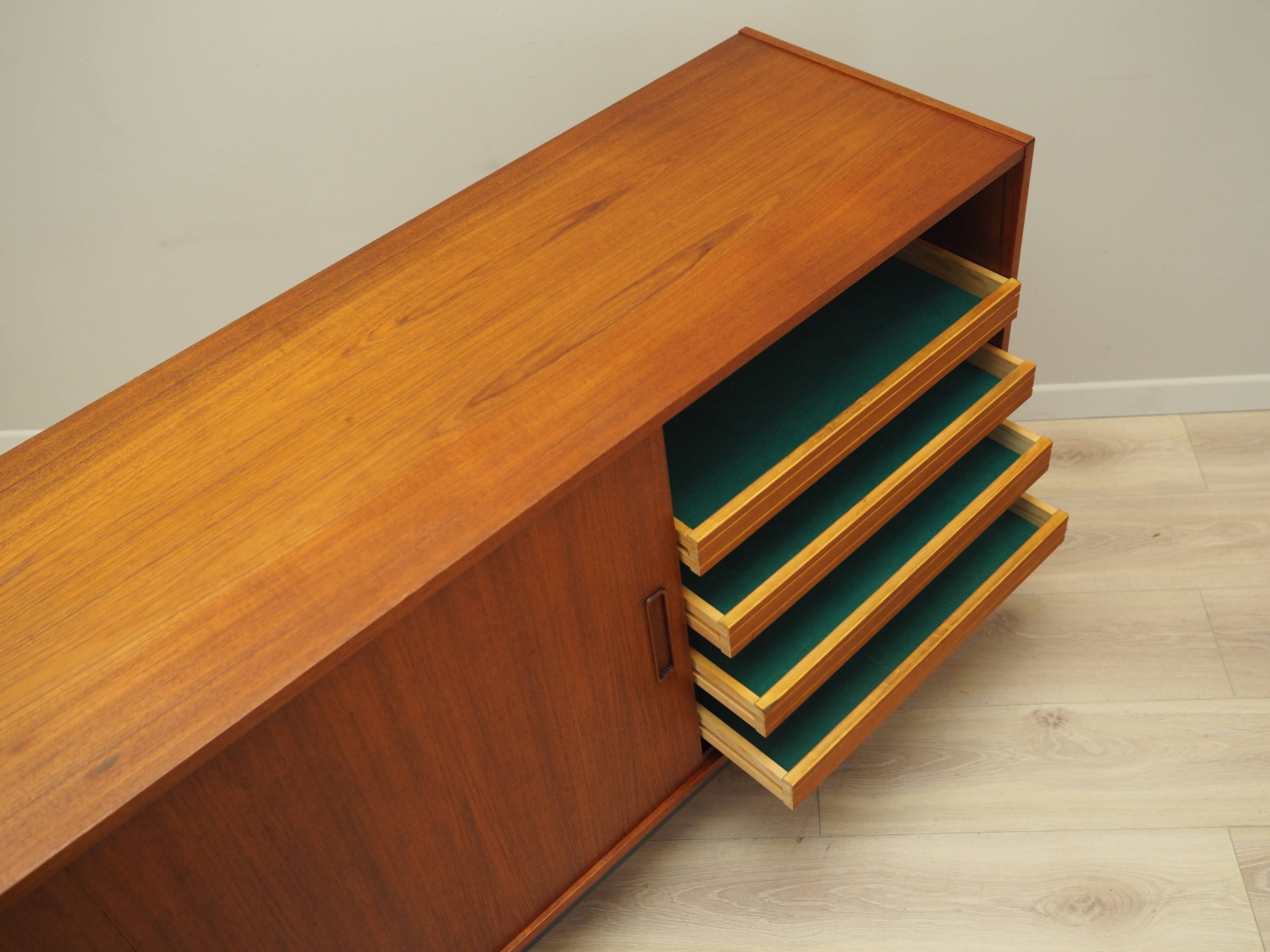 Teak sideboard, Danish design, 1970s, production: Denmark