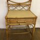 Chaises en rotin avec chevet