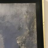 Oil on canvas abstract contemporary work entitled "composition" signed duminil (frank)